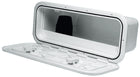 Seitlich montiertes Staufach aus weißem ABS, ungeteiltes Fach, 600 × 250 × 190 mm