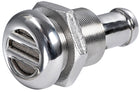 Fuel tank vent in mirror-polished AISI 316 with water ingress protection