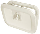 Flush-mounted CE inspection hatch cream RAL 9001, 380 × 280 mm