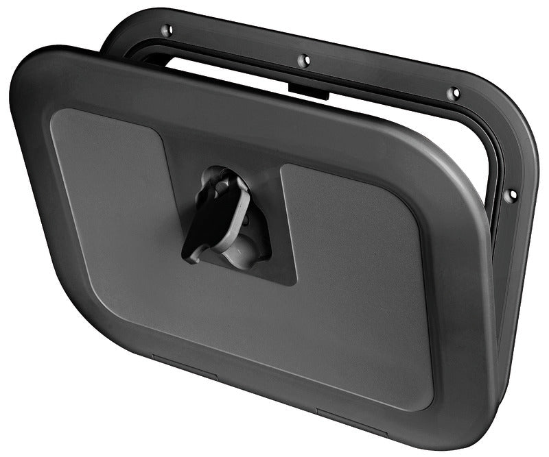 Planmonteret inspektionsluge sort 380 × 280 mm