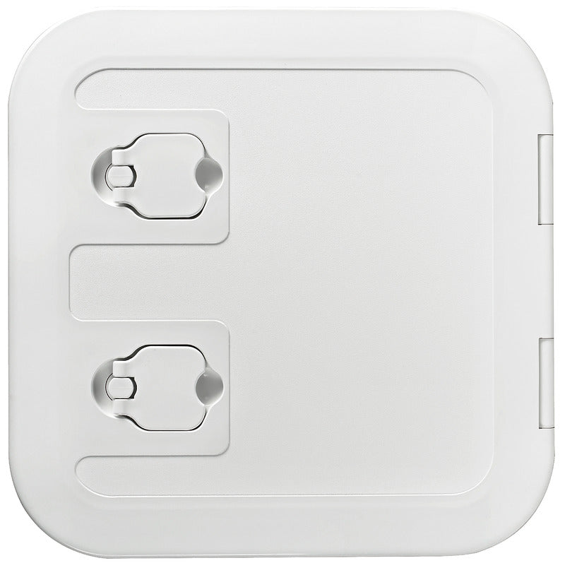 Flushmonteret inspektionsluge 375 × 375 mm – hvid