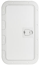 White inspection hatch with non-slip surface 345 × 595 mm
