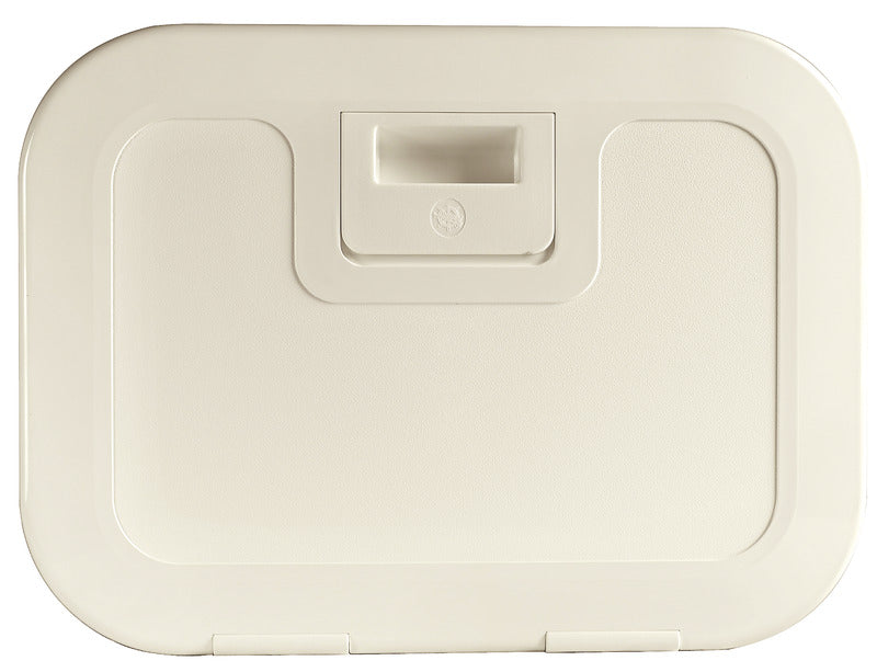 Push Pull-inspektionsluge creme RAL 9001, 380 × 280 mm