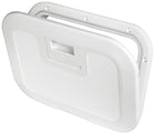 Push-Pull-Revisionsklappe, weiß, 380 × 280 mm