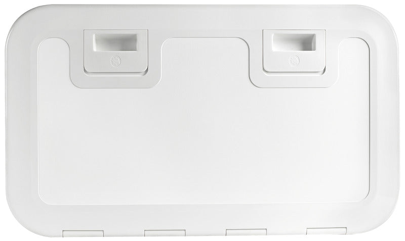 Push Pull-inspektionsluge, hvid, 600 × 350 mm