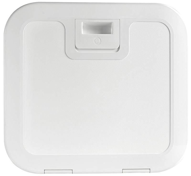 Push Pull-inspektionsluge, hvid, 405 × 375 mm