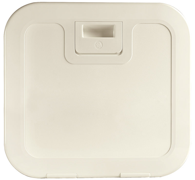 Push-Pull-inspektionsluge 405 × 375 mm – creme RAL 9001