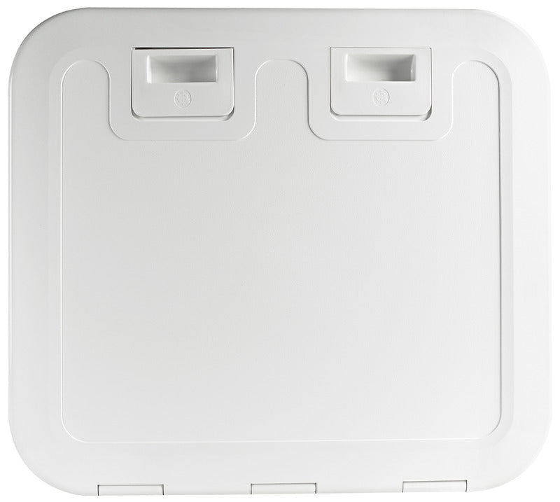 Push Pull-inspektionsluge, hvid, 520 × 465 mm