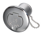 Tank deck filler in AISI 316 stainless steel for diesel, 50 mm, RINA-certified