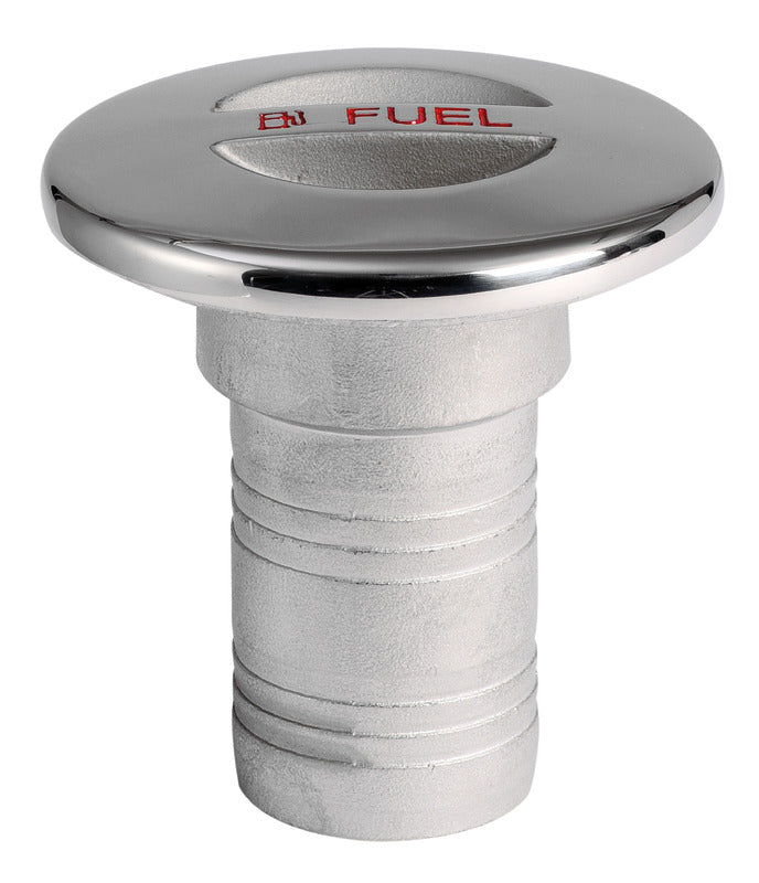 Planforsænket FUEL-dækspåfyldning i spejlpoleret AISI 316 rustfrit stål, Ø 38 mm