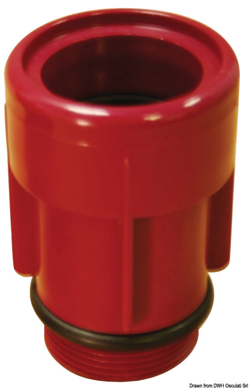 Adapter til WASTE-dæksstuds for havnetømning, BSP 1 1/4", Ø 41,90 mm