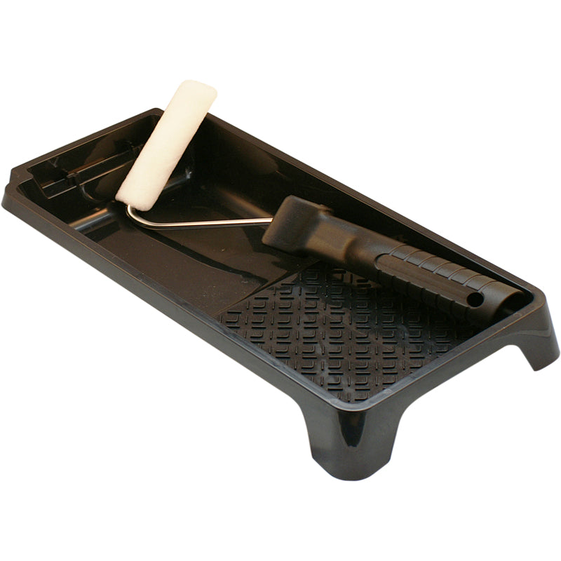 Farbwannen-Set mit 10 cm Mohairrolle