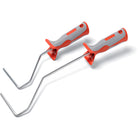 Rulleskaft ergonomisk m/soft grip til mini 10 cm Ø6 mm 42 cm