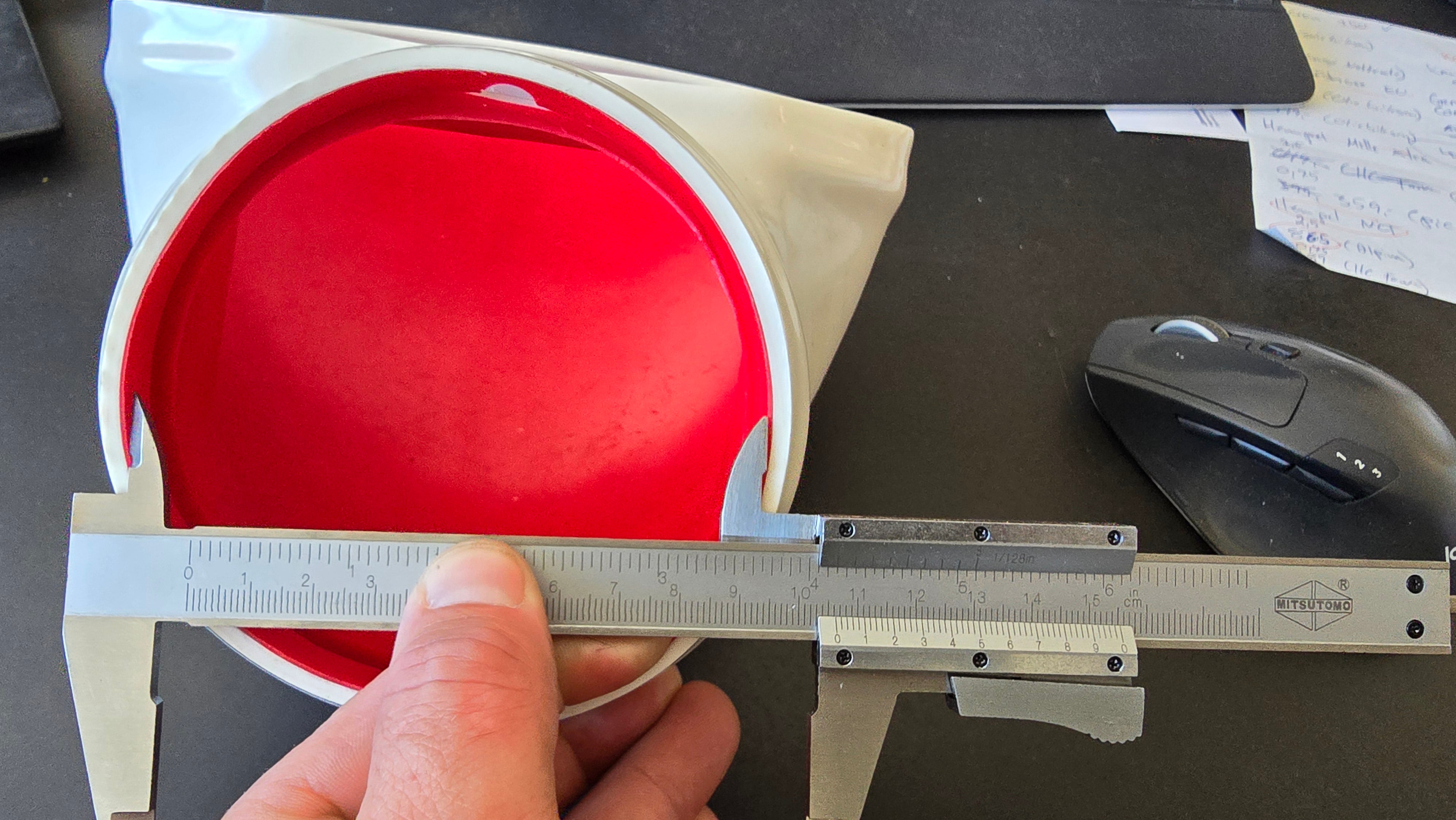 OUTLET: Plastimo Dorade ventil Ø 105 mm – rød