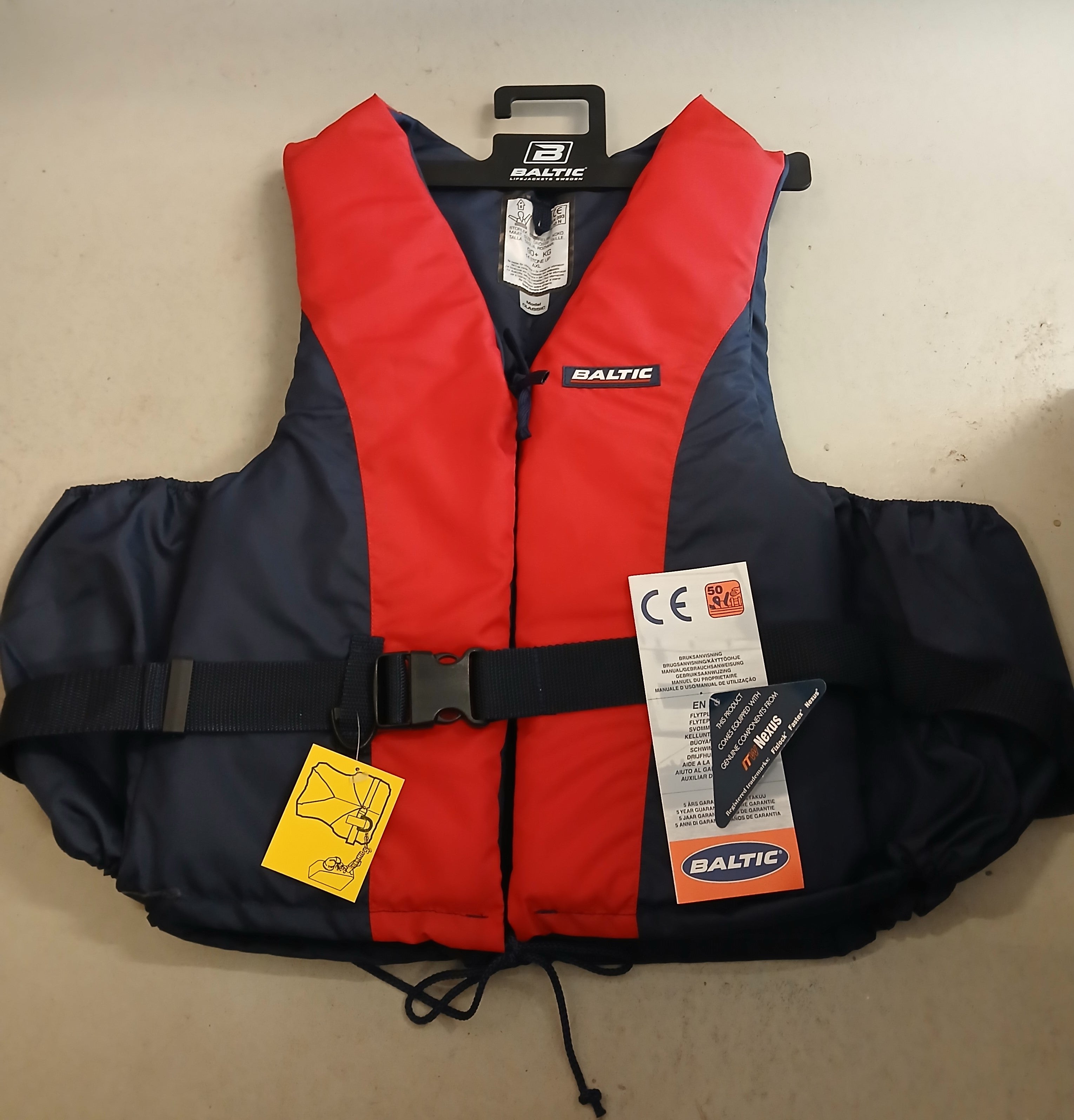 Aqua Pro Svømmevest-Rød 50 -70