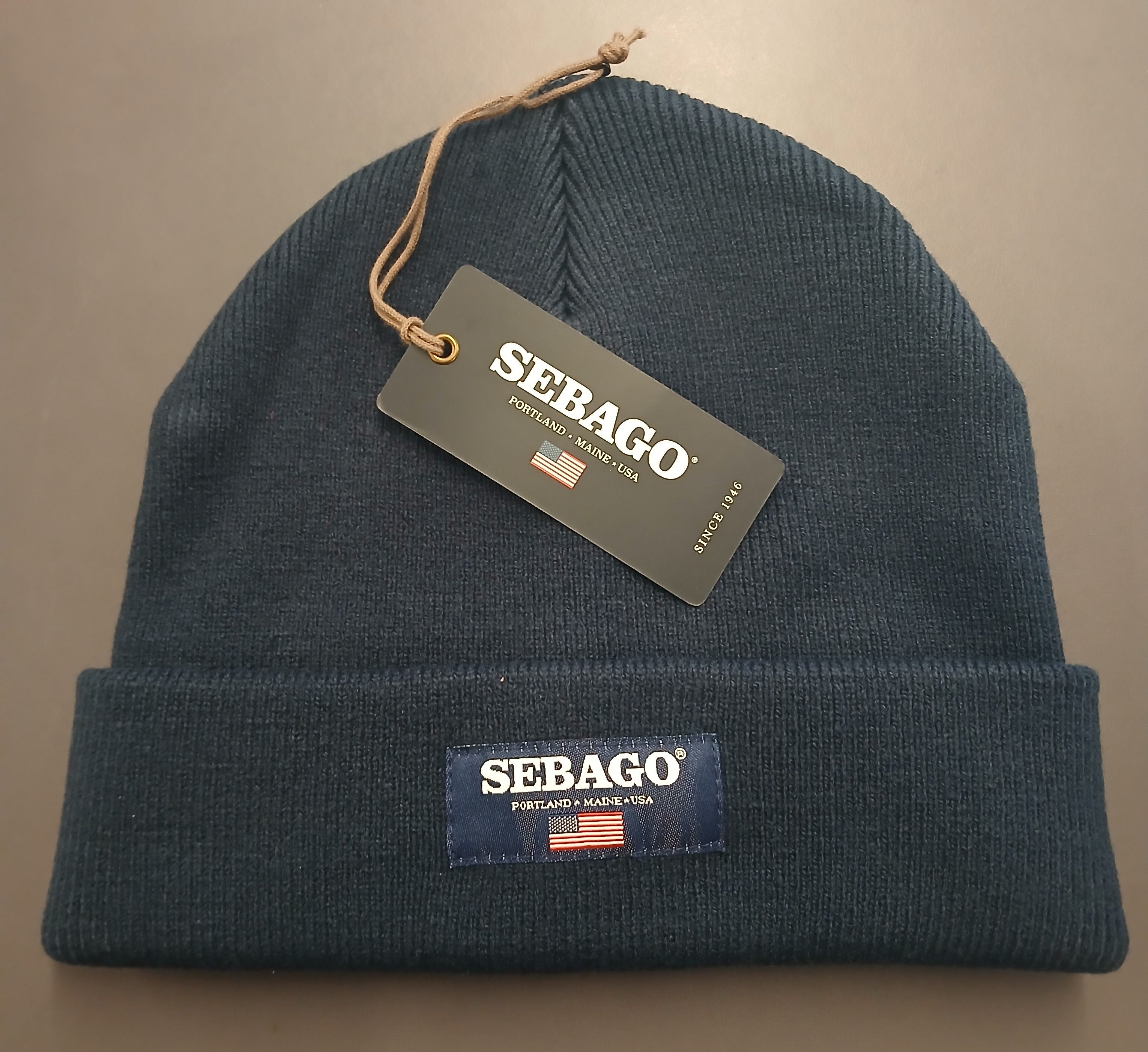 Sebago Gale Beanie Strikhue Dame / Herre - Navy