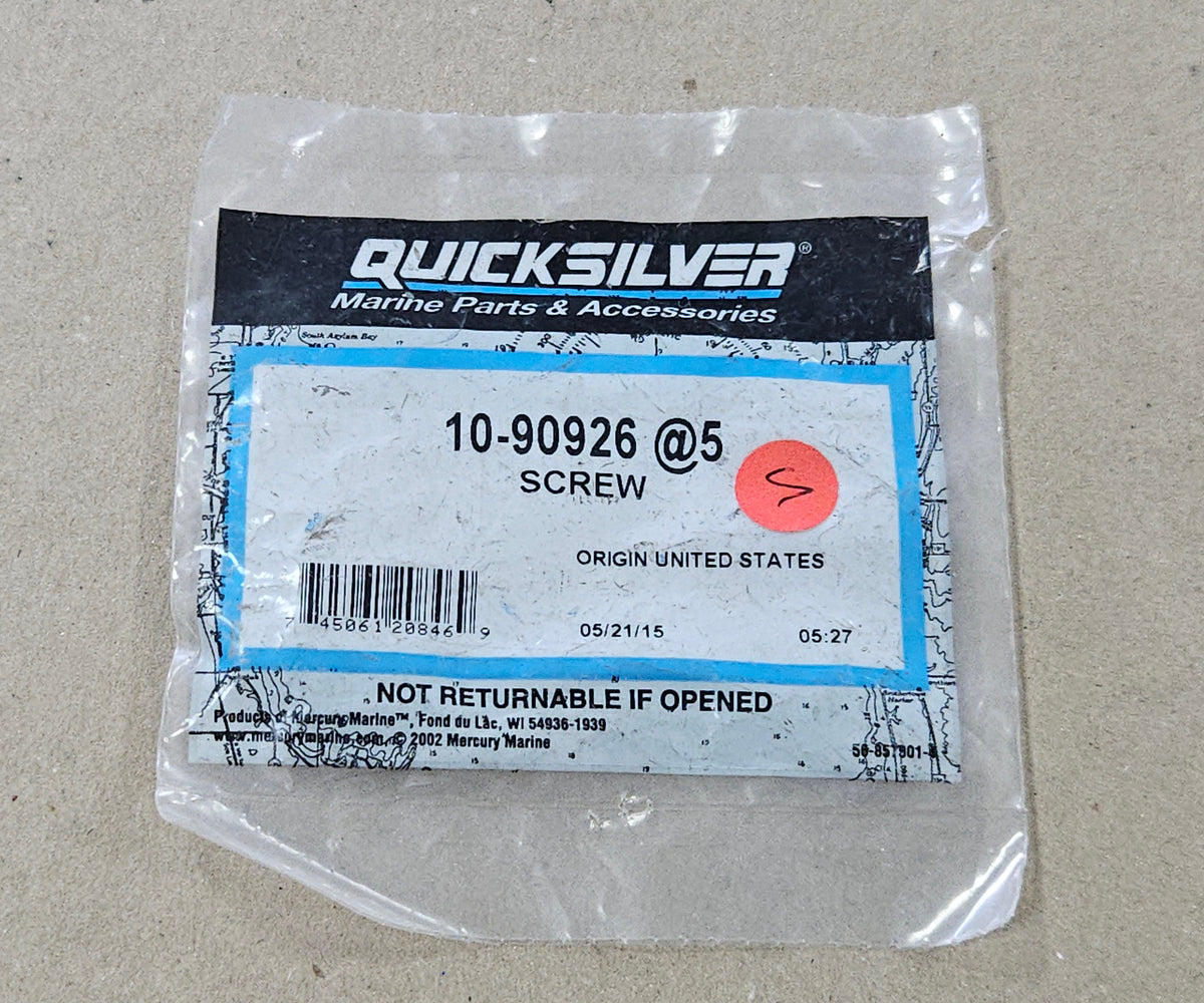 Quicksilver skrue 10-90926 til MerCruiser-strømfordelerdæksel
