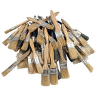 Pinsel-Set sortiert, 50 Stk. Flach- und Rundpinsel
