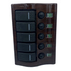 Seaworld kontaktpanel 5-G IP65 med termosikring 115x165 mm