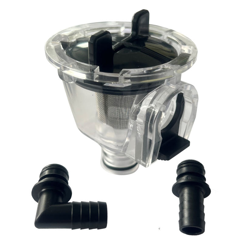 Vandfilter til ferskvandspumpe 1/2" inkl. click-on studse