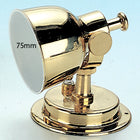 Skotlampe lakeret messing BA15D 15W Ø75 mm