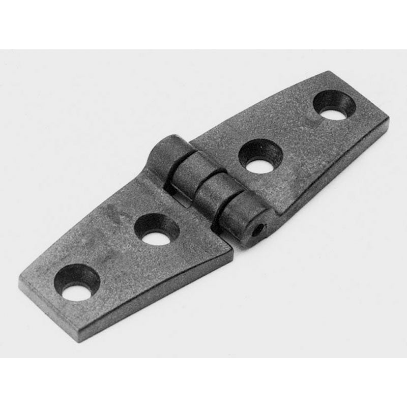 Hængsel hvid plast m/rf pind 19,3 x 19,3 x 35 mm