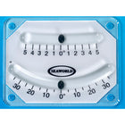 Neigungsmesser/Clinometer Kunststoff glasklar B:100 x H:80 mm