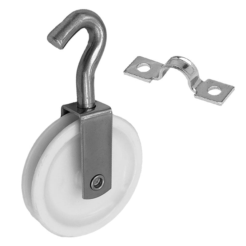 Seaworld styrewireblok til Ø4-5 mm coated wire, skive Ø64 mm