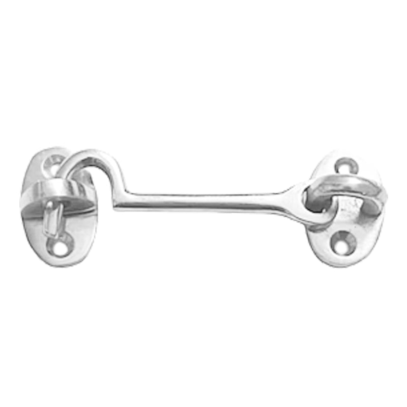 Seaworld Dørhasp forkromet messing 3" L 96 mm