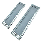 Transom vent stainless 58 x 213 mm
