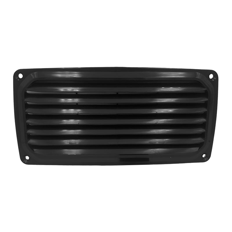Ventilation grille ABS plastic black W:201 x L:101 mm