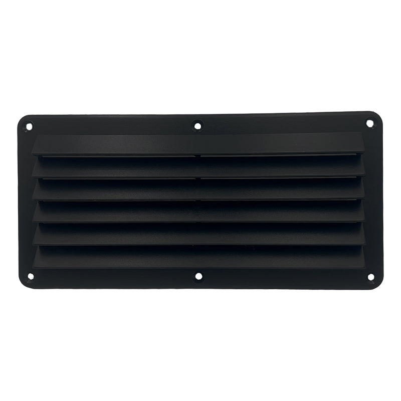Ventilation grille ABS plastic black W:261 x L:125 mm