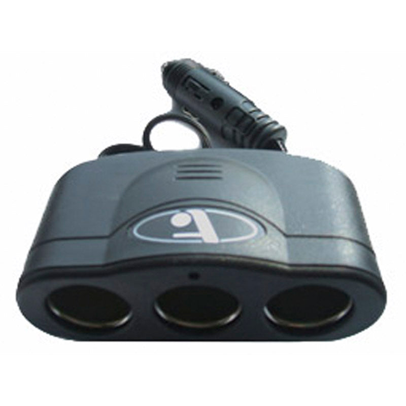 Cigar socket Triple Adaptor 3 outlets with cord
