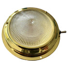 Loftlampe messing LED 12V 18W med on/off-knap Ø140 mm