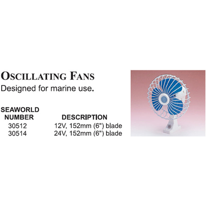 Seaworld Fan 24V 152 mm