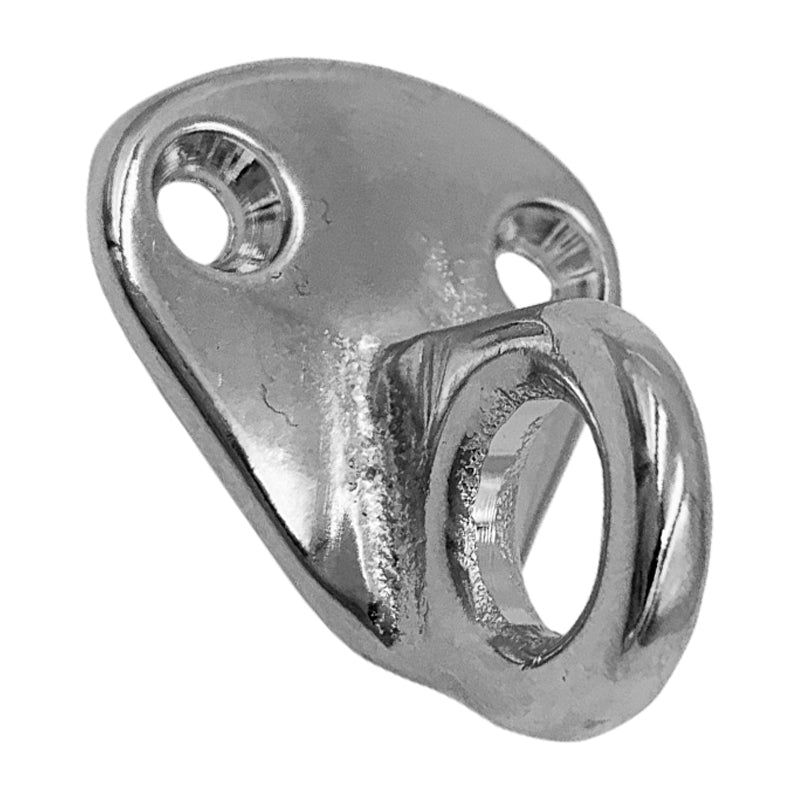 Fenderøje forkromet messing 30 x 30 mm