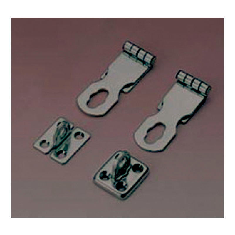 Låseoverfald rustfrit 33 x 70 mm 2 dele