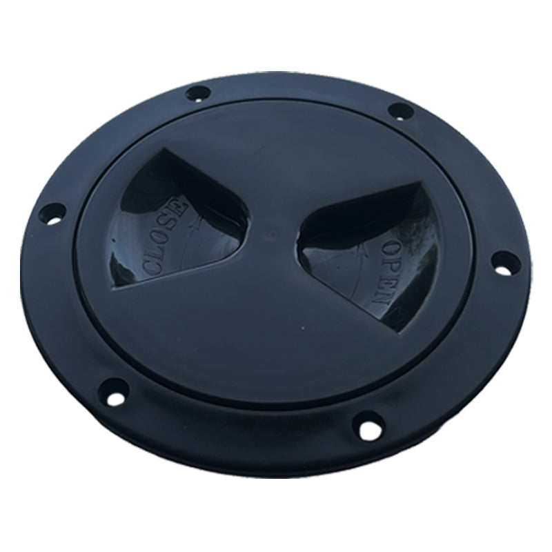 Inspection hatch black 6"