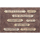 Seaworld messingskilt "No Smoking" 220 x 32 mm