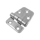 Hængsel rustfrit blankpoleret 38 x 56,5 mm Ø5,6 mm