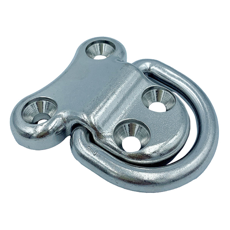 Pad Eye rustfri AISI 316 med ring 71 x 77 mm