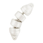 Plastimo RIB fender Ø12 cm hvid leddelt UV-beskyttet