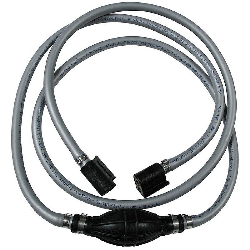 Quicksilver brændstofslange med pumpebold, 2,44 m