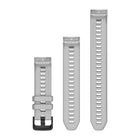 20 mm remme til Instinct® 2S Series (Mist Grey silikone)
