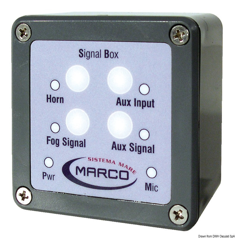 MARCO SB-UV ekstra betjeningspanel med mikrofon til elektroniske skibshorn