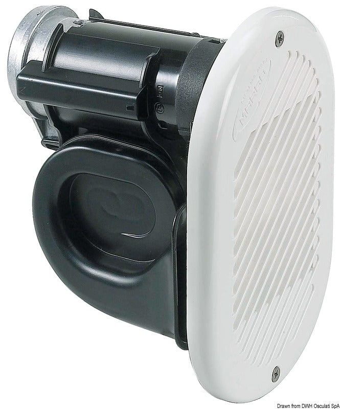 Marco HURRICANE indbygget elektropneumatisk signalhorn HR1 hvid 12 V