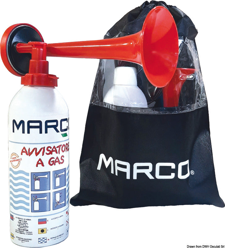 Marco TA1R bærbart gashorn 400 ml, RINA-godkendt