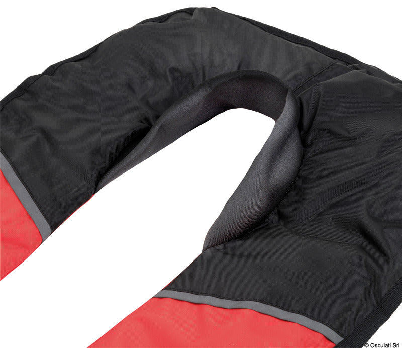 MK150 oppustelig redningsvest 150 N – manuel, rød/sort