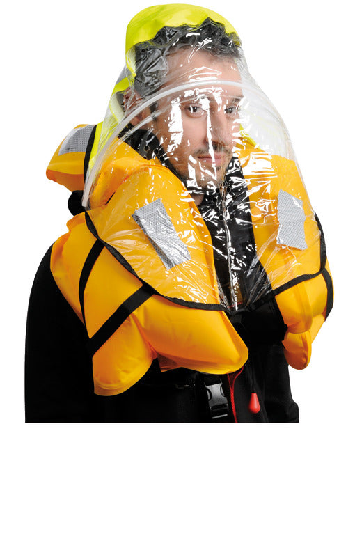 Fluorescerende sprayhood til Sail Pro 180 N-redningsvest