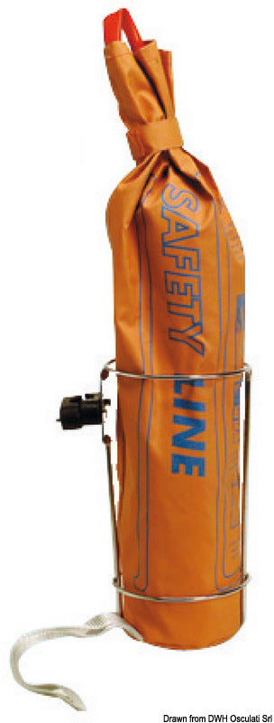 Redningskasteline i fluorescerende taske 28 m, Ø 5 mm